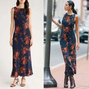 Reformation Prescott Sleeveless Floral Maxi Dress in Lyric S